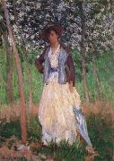 Claude Monet Taking a Walk France oil painting artist